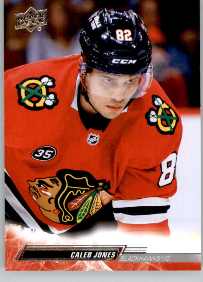 2022-23 Upper Deck Hockey #294 Caleb Jones  Chicago Blackhawks  Image 1