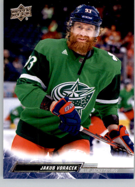 2022-23 Upper Deck Hockey #302 Jakub Voracek  Columbus Blue Jackets  Image 1