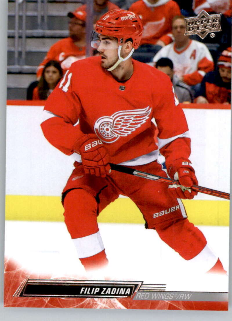 2022-23 Upper Deck Hockey #316 Filip Zadina  Detroit Red Wings  Image 1