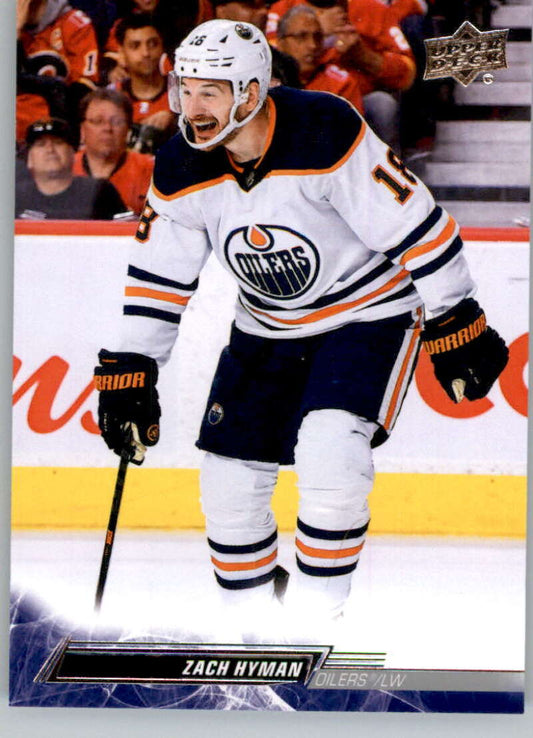 2022-23 Upper Deck Hockey #320 Zach Hyman  Edmonton Oilers  Image 1