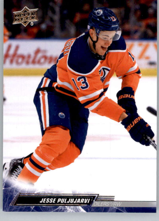 2022-23 Upper Deck Hockey #323 Jesse Puljujarvi  Edmonton Oilers  Image 1