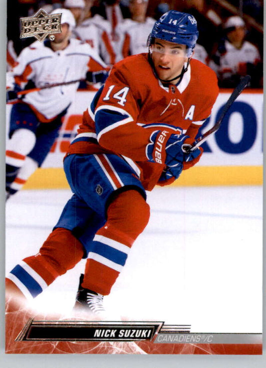 2022-23 Upper Deck Hockey #344 Nick Suzuki  Montreal Canadiens  Image 1