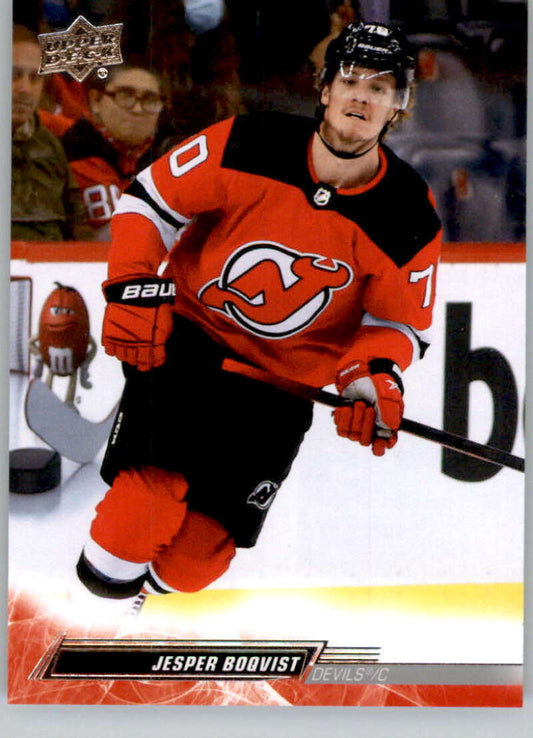 2022-23 Upper Deck Hockey #360 Jesper Boqvist  New Jersey Devils  Image 1