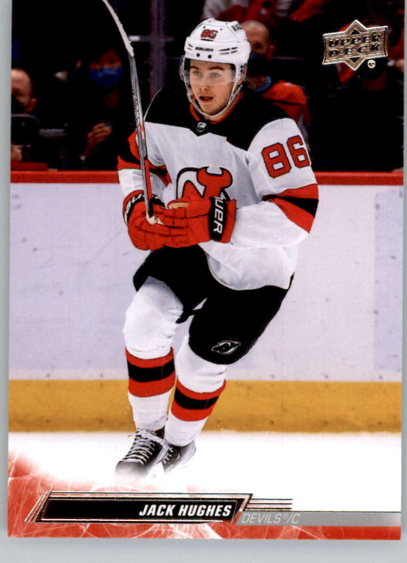 2022-23 Upper Deck Hockey #361 Jack Hughes  New Jersey Devils  Image 1