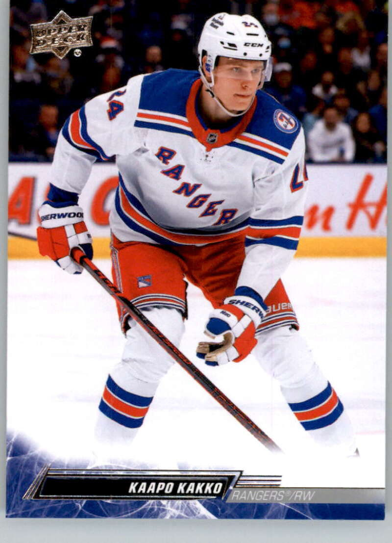 2022-23 Upper Deck Hockey #370 Kaapo Kakko  New York Rangers  Image 1