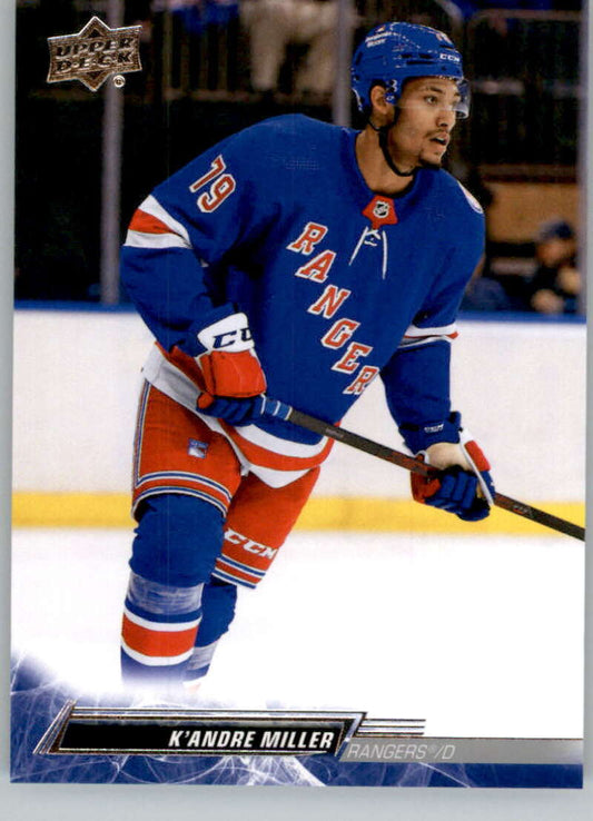 2022-23 Upper Deck Hockey #372 K'Andre Miller  New York Rangers  Image 1
