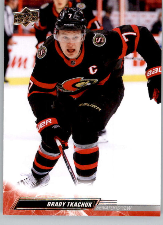 2022-23 Upper Deck Hockey #377 Brady Tkachuk  Ottawa Senators  Image 1