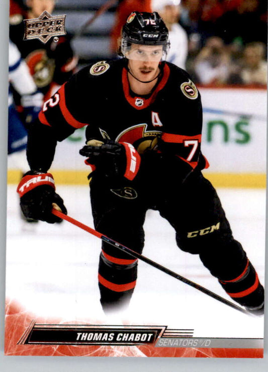 2022-23 Upper Deck Hockey #381 Thomas Chabot  Ottawa Senators  Image 1