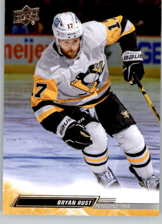 2022-23 Upper Deck Hockey #386 Bryan Rust  Pittsburgh Penguins  Image 1