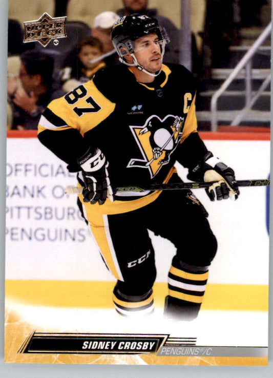 2022-23 Upper Deck Hockey #387 Sidney Crosby  Pittsburgh Penguins  Image 1