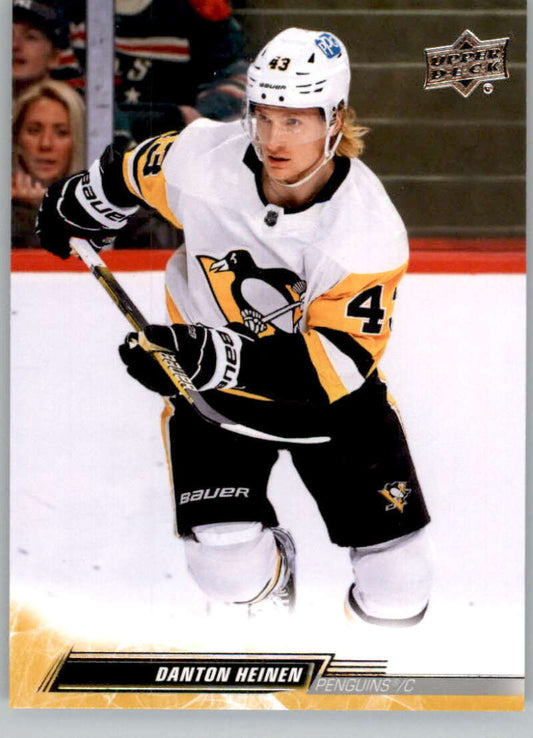 2022-23 Upper Deck Hockey #391 Danton Heinen  Pittsburgh Penguins  Image 1