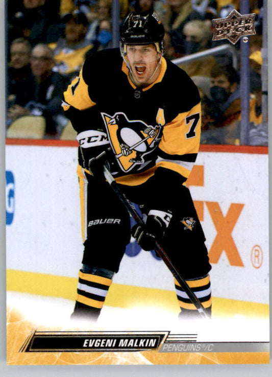 2022-23 Upper Deck Hockey #392 Evgeni Malkin  Pittsburgh Penguins  Image 1