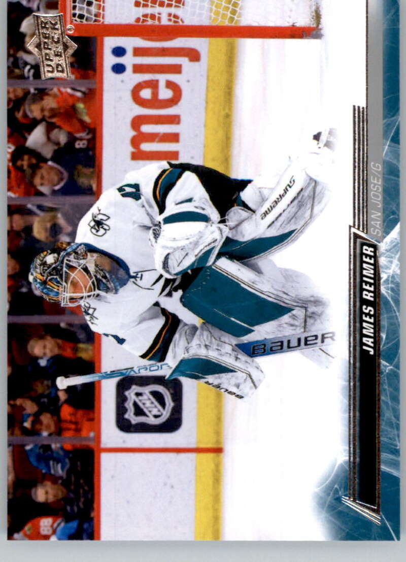 2022-23 Upper Deck Hockey #394 James Reimer  San Jose Sharks  Image 1