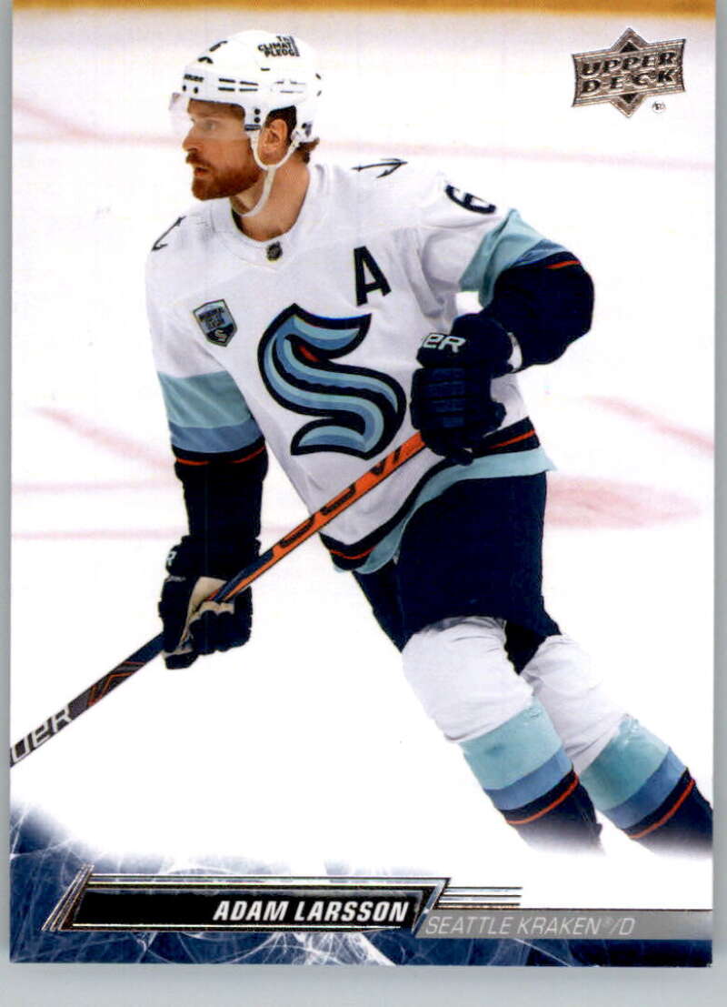 2022-23 Upper Deck Hockey #400 Adam Larsson  Seattle Kraken  Image 1