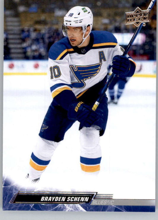 2022-23 Upper Deck Hockey #407 Brayden Schenn  St. Louis Blues  Image 1