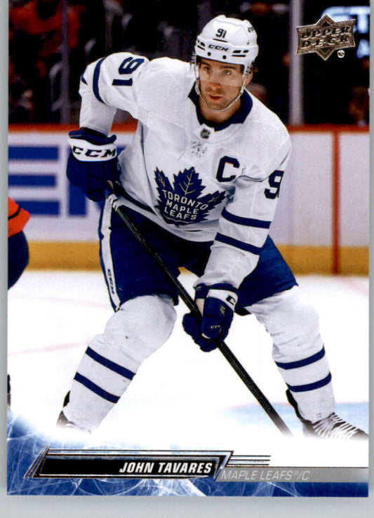 2022-23 Upper Deck Hockey #420 John Tavares  Toronto Maple Leafs  Image 1