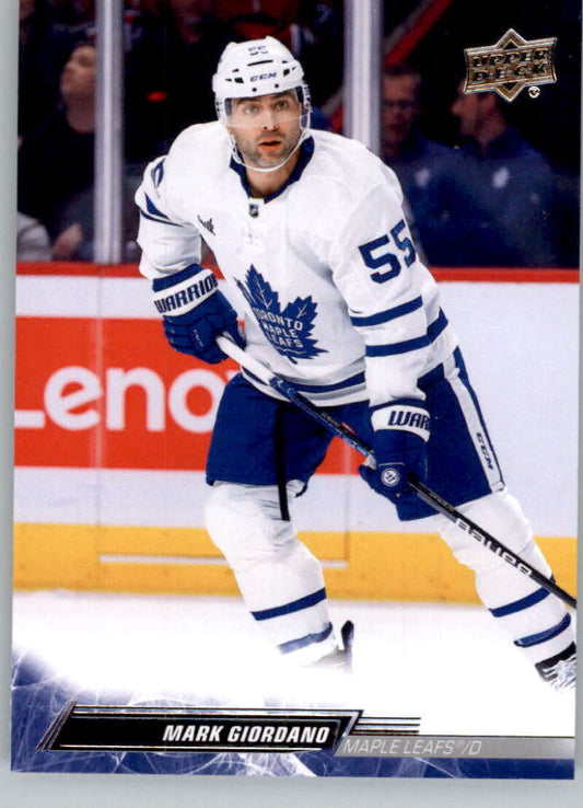 2022-23 Upper Deck Hockey #421 Mark Giordano  Toronto Maple Leafs  Image 1