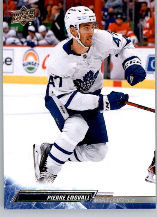 2022-23 Upper Deck Hockey #424 Pierre Engvall  Toronto Maple Leafs  Image 1