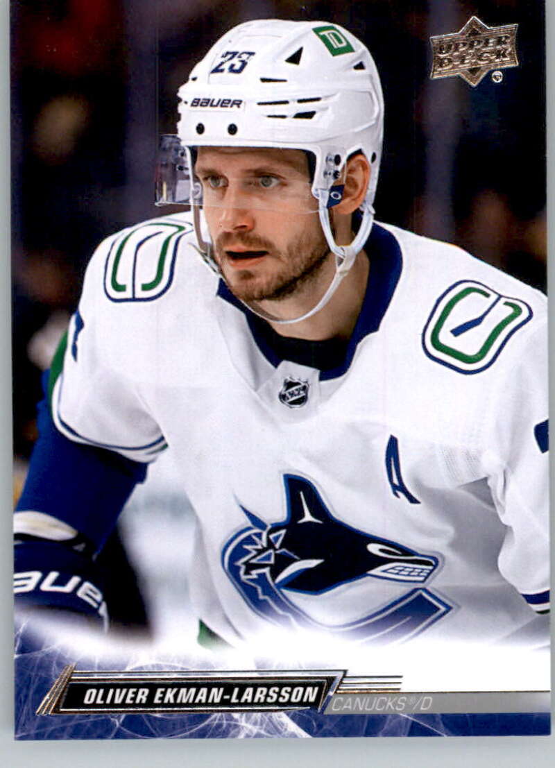 2022-23 Upper Deck Hockey #426 Oliver Ekman-Larsson  Vancouver Canucks  Image 1