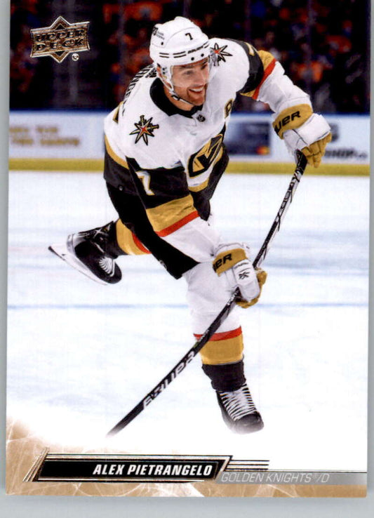 2022-23 Upper Deck Hockey #433 Alex Pietrangelo  Vegas Golden Knights  Image 1