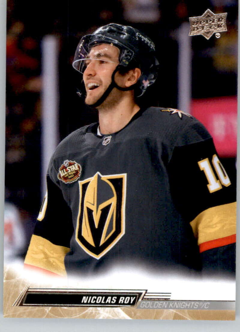 2022-23 Upper Deck Hockey #434 Nicolas Roy  Vegas Golden Knights  Image 1