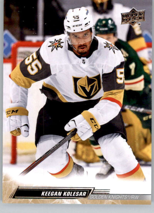 2022-23 Upper Deck Hockey #435 Keegan Kolesar  Vegas Golden Knights  Image 1
