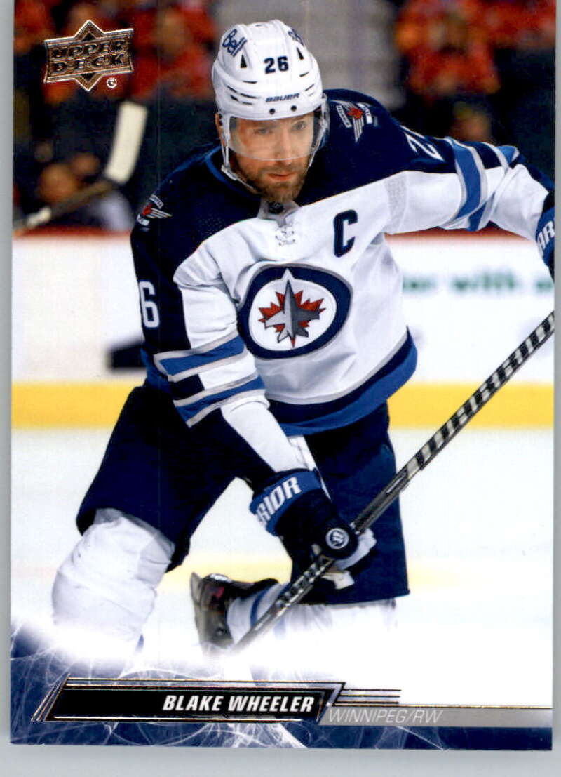 2022-23 Upper Deck Hockey #445 Blake Wheeler  Winnipeg Jets  Image 1