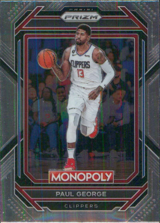 2022-23 Panini Monopoly Prizm #38 Paul George  Los Angeles Clippers  V96885 Image 1