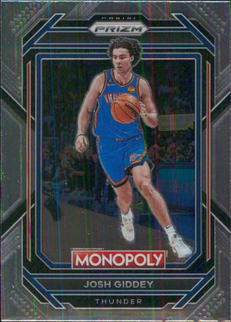 2022-23 Panini Monopoly Prizm #61 Josh Giddey  Oklahoma City Thunder  V96973 Image 1