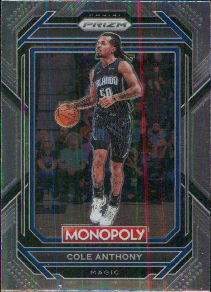 2022-23 Panini Monopoly Prizm #64 Cole Anthony  Orlando Magic  V96982 Image 1