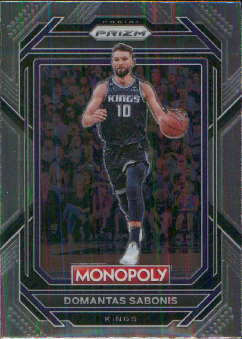 2022-23 Panini Monopoly Prizm #77 Domantas Sabonis  Sacramento Kings  V97033 Image 1