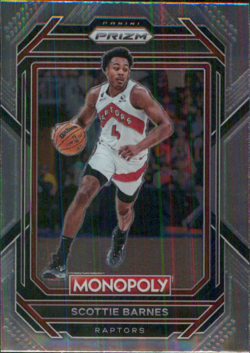 2022-23 Panini Monopoly Prizm #84 Scottie Barnes  Toronto Raptors  V97051 Image 1