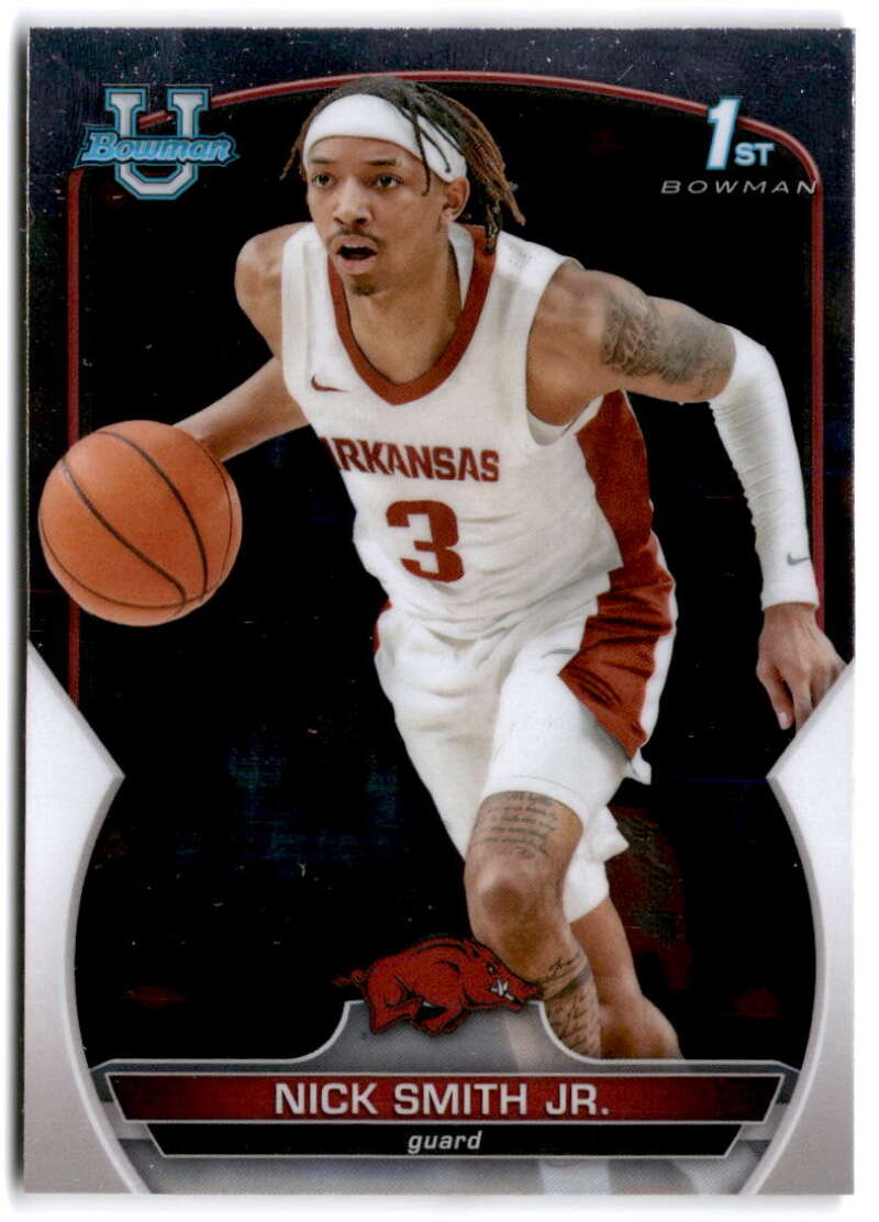 2022-23 Bowman University Chrome Basketball #1 Nick Smith Jr.  Bowman   V97300 Image 1