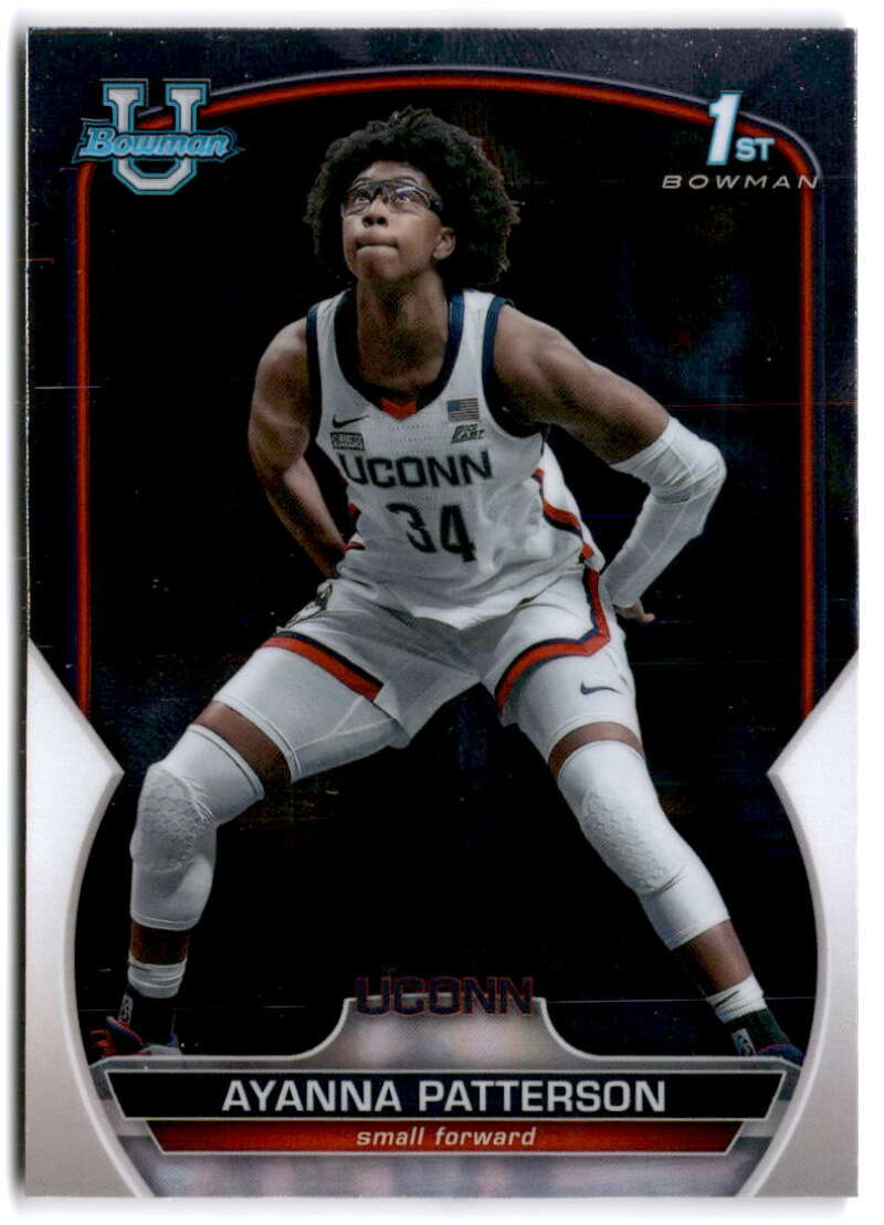 2022-23 Bowman University Chrome Basketball #4 Ayanna Patterson  Bowman   V97303 Image 1