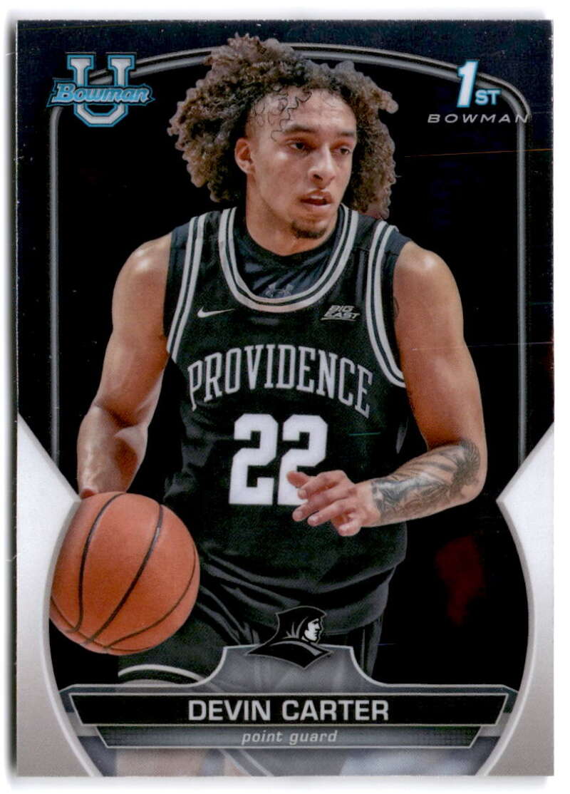 2022-23 Bowman University Chrome Basketball #6 Devin Carter  Bowman   V97304 Image 1