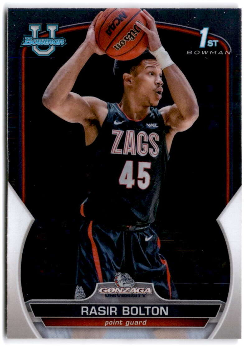 2022-23 Bowman University Chrome Basketball #12 Rasir Bolton  Bowman   V97313 Image 1