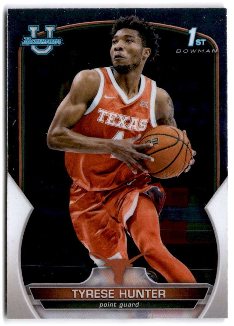 2022-23 Bowman University Chrome Basketball #15 Tyrese Hunter  Bowman   V97319 Image 1