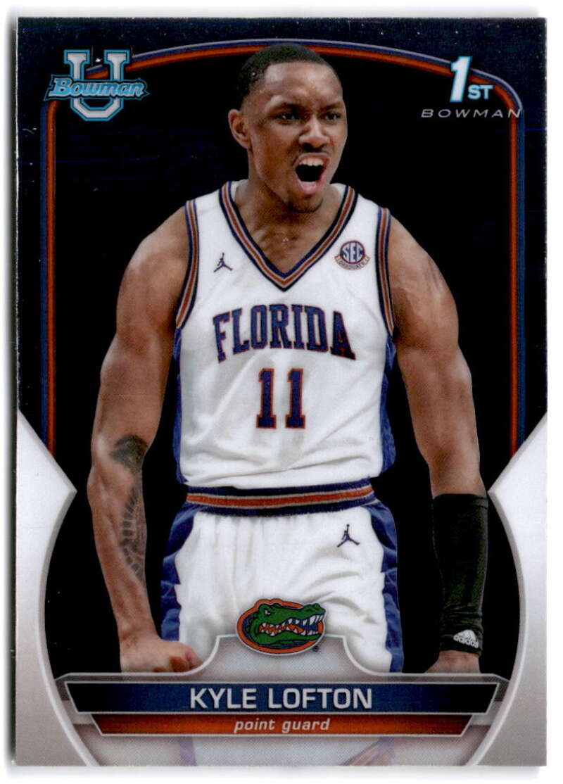 2022-23 Bowman University Chrome Basketball #18 Kyle Lofton  Bowman   V97322 Image 1