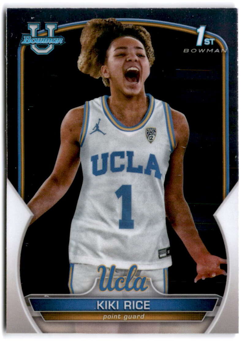 2022-23 Bowman University Chrome Basketball #24 Kiki Rice  Bowman  V97328 Image 1