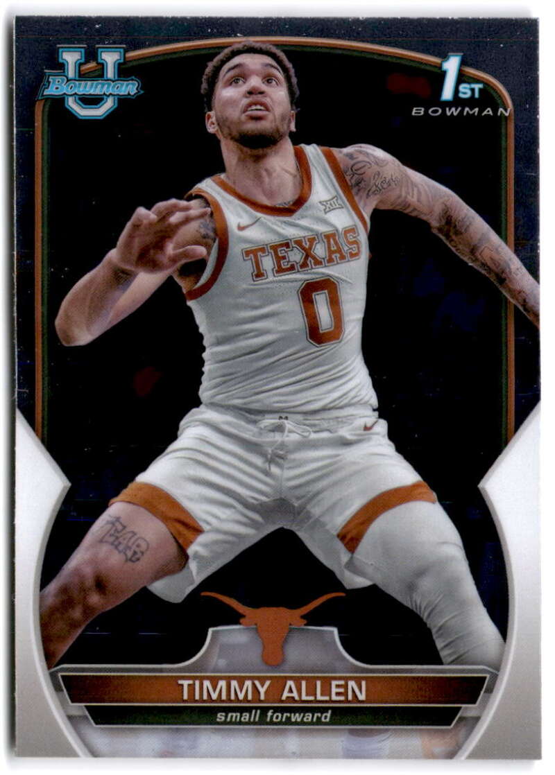 2022-23 Bowman University Chrome Basketball #26 Timmy Allen  Bowman   V97331 Image 1