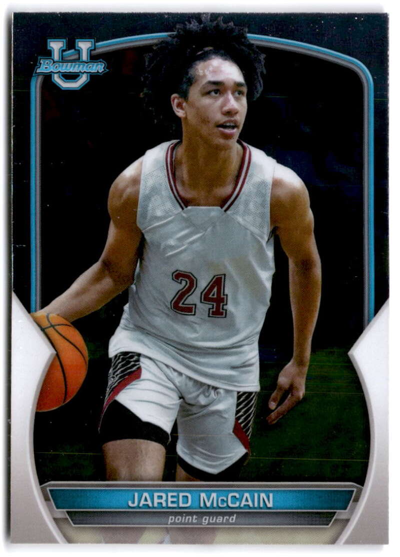 2022-23 Bowman University Chrome Basketball #27 Jared McCain High School  V97332 Image 1