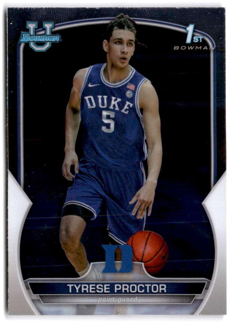 2022-23 Bowman University Chrome Basketball #28 Tyrese Proctor  Bowman   V97333 Image 1