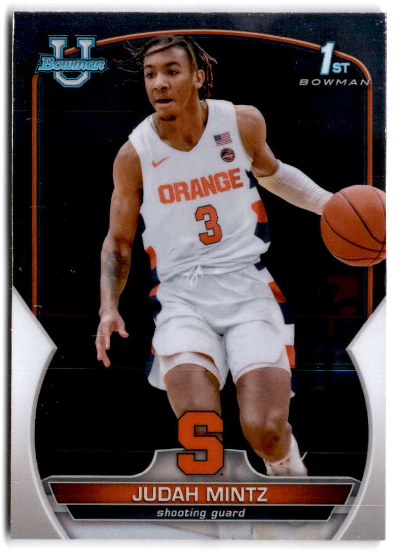 2022-23 Bowman University Chrome Basketball #33 Judah Mintz  Bowman   V97338 Image 1