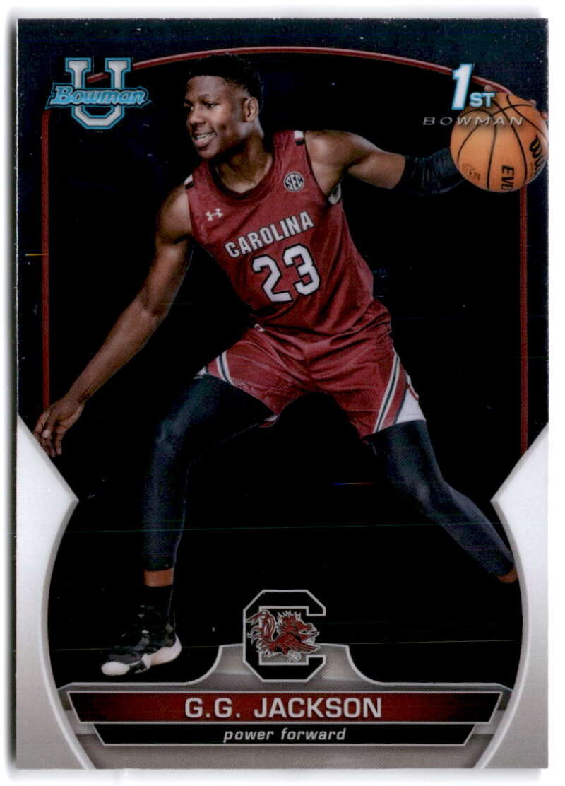 2022-23 Bowman University Chrome Basketball #34 G.G. Jackson  Bowman   V97340 Image 1