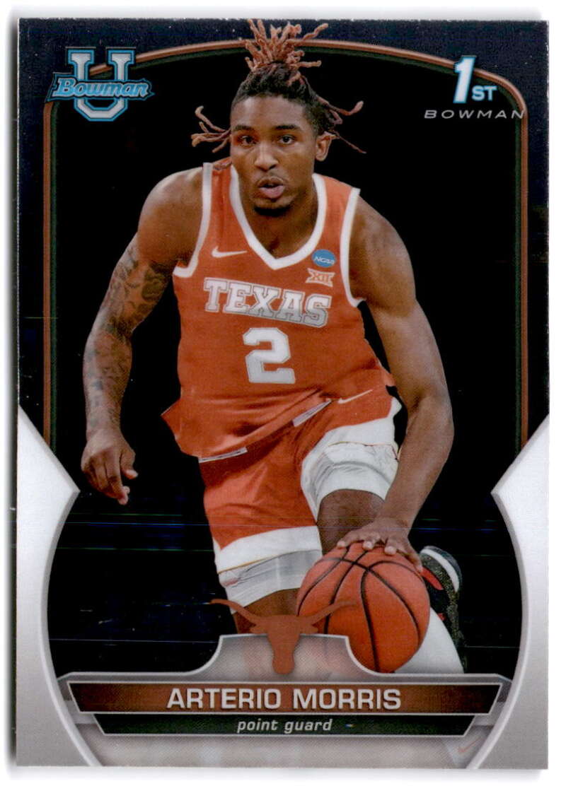 2022-23 Bowman University Chrome Basketball #45 Arterio Morris  Bowman  V97349 Image 1