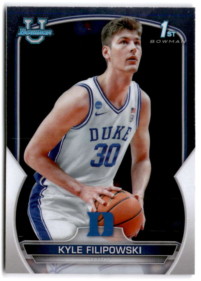 2022-23 Bowman University Chrome Basketball #47 Kyle Filipowski  Bowman  V97350 Image 1