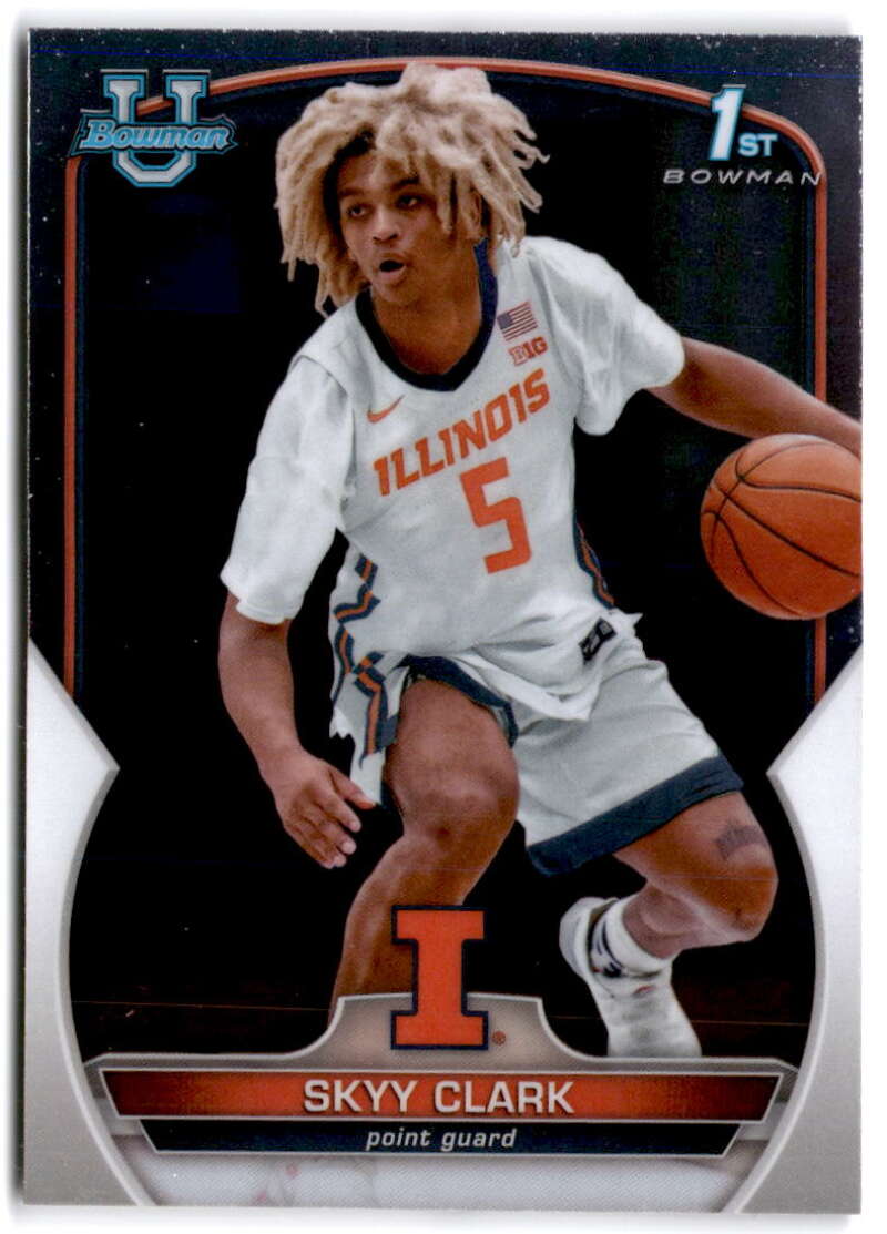 2022-23 Bowman University Chrome Basketball #55 Skyy Clark  Bowman    V97358 Image 1