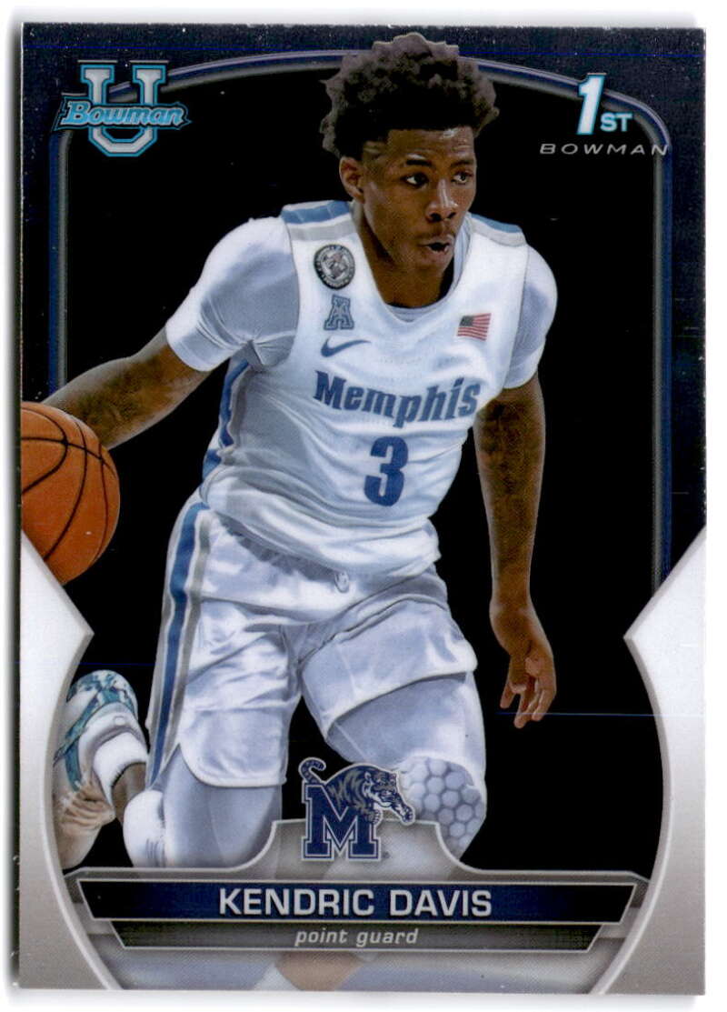 2022-23 Bowman University Chrome Basketball #59 Kendric Davis  Bowman  V97360 Image 1