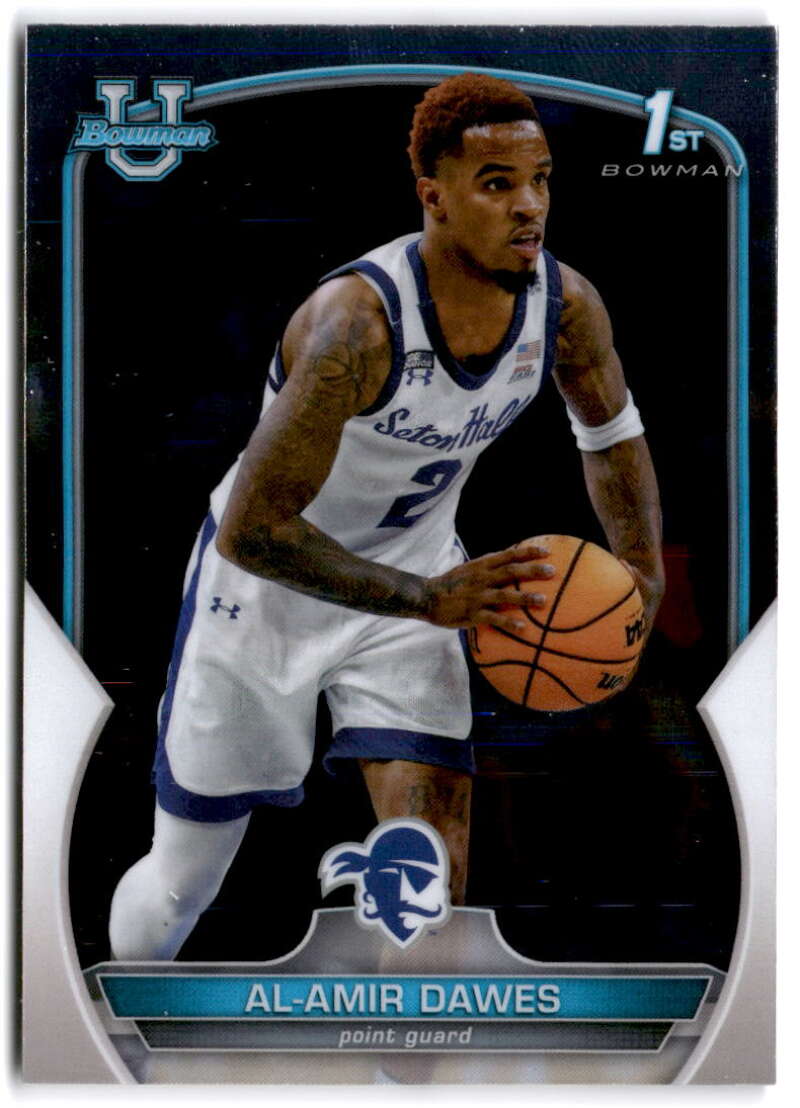 2022-23 Bowman University Chrome Basketball #63 Al-Amir Dawes  Bowman  V97366 Image 1