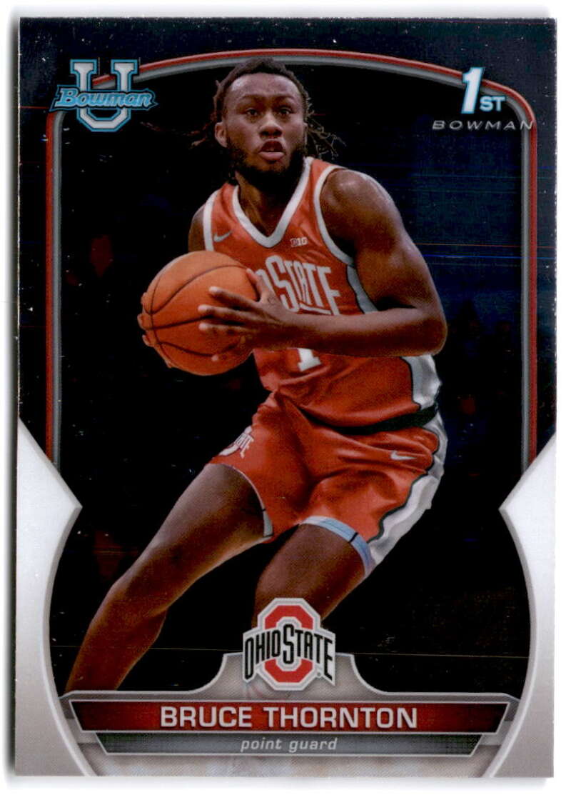 2022-23 Bowman University Chrome Basketball #70 Bruce Thornton  Bowman   V97371 Image 1